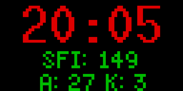 Hamclock screen